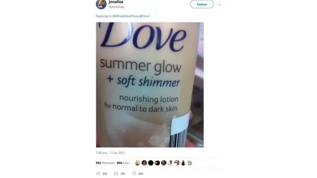 2015 का डोव का विज्ञापन