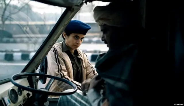 दिल्ली क्राइम सिरीज़ का एक दृश्य