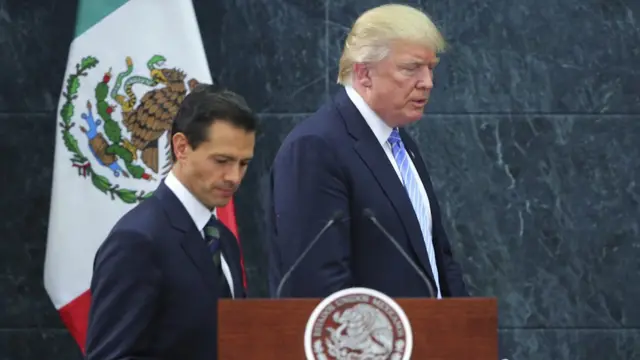Enrique Peña Nieto y Donald Trump