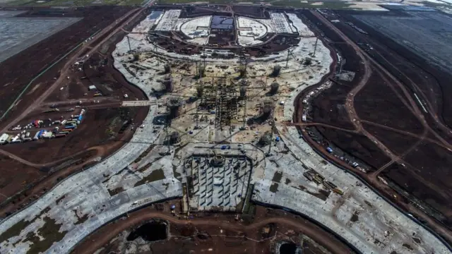 Aeropuerto en construcción