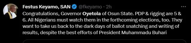 Netizens reaction to Election petition tribunal judgement