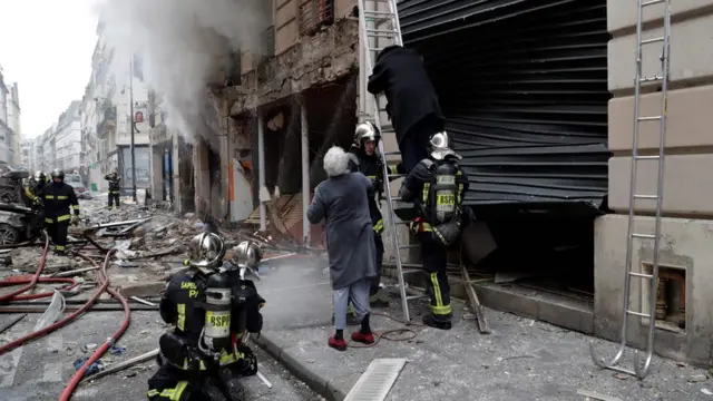 Місце вибуху в Парижі