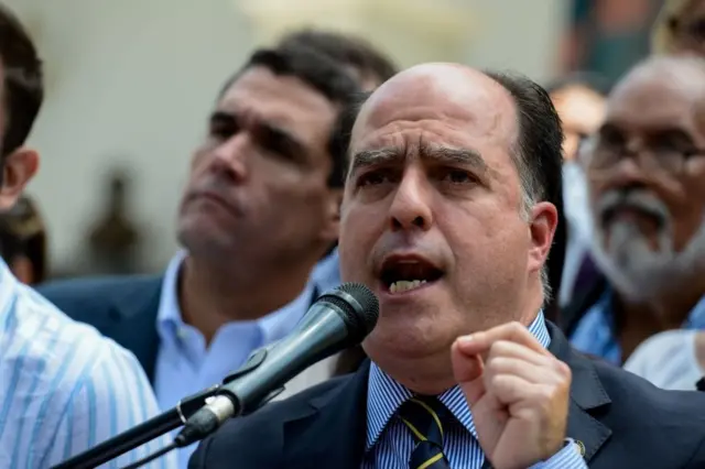 El presidente de la Asamblea Nacional de Venezuela, Julio Borges.