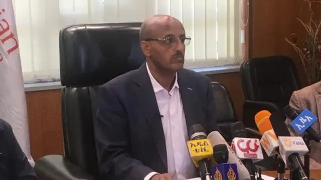 ዋና ኣፈፃሚ ስራሕ መገዲ ኣየር ኢትዮጵያ ኣይተ ተወልደ ገብረማርያም