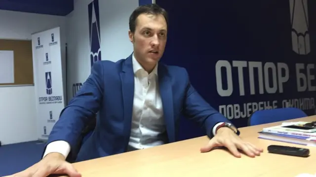 Лидер "Движения за нейтралитет Черногории" Марко Милачич