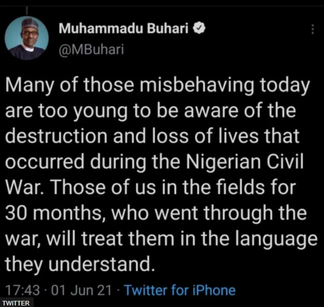 Ozi Buhari na Twitter