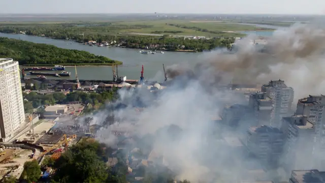 Панорама пожара