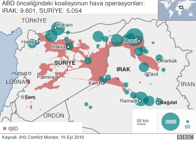 Suriye ve Irak'ta hava operasyonları