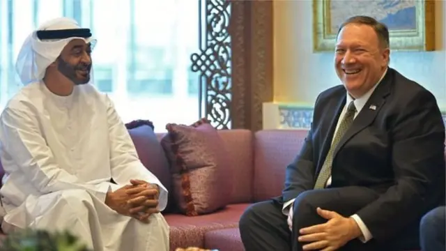 پومپيو محمد بن زاید