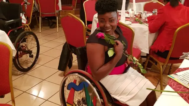 mmoja wa wageni waliyo hudhuria hafla hiyo