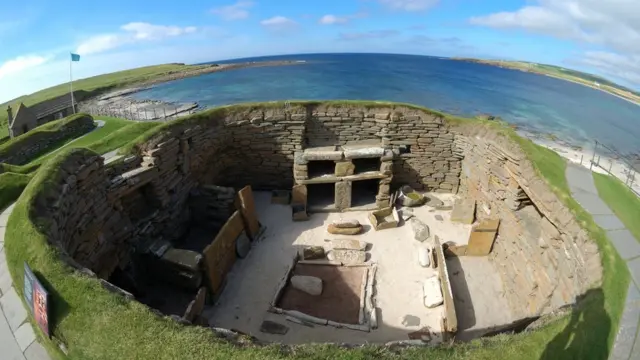 Неолитическое поселение Скара-Брей на Окрнейских островах