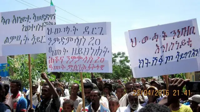 በህወሓት ላይ የተደረጉ የተቃውሞ ሰልፎች