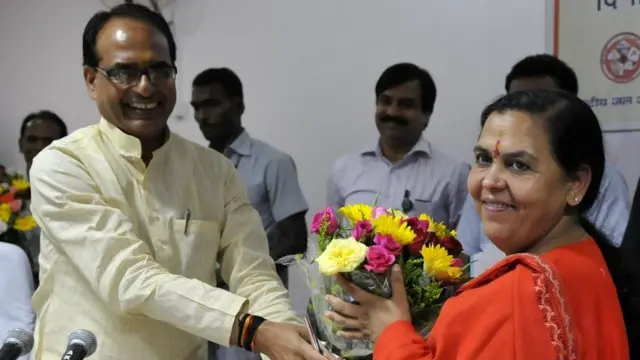 શિવરાજ સિંહ ચૌહાણ અન ઉમા ભારતી