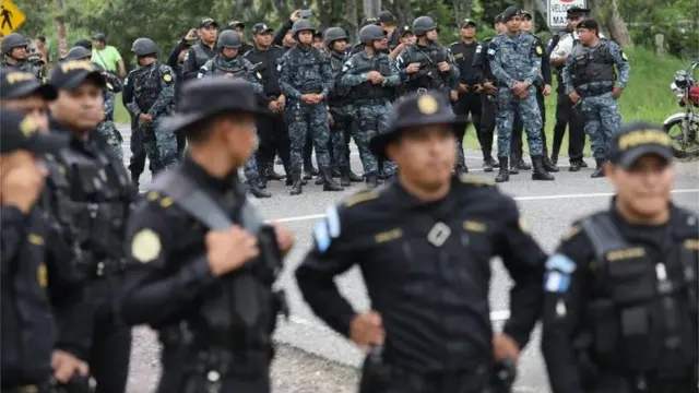 ग्वाटेमाला के सुरक्षाकर्मी