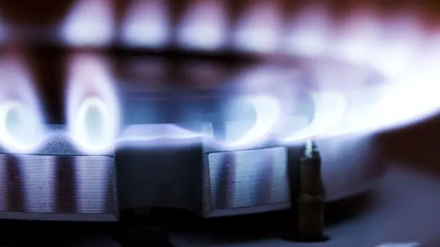 Una cocina a gas