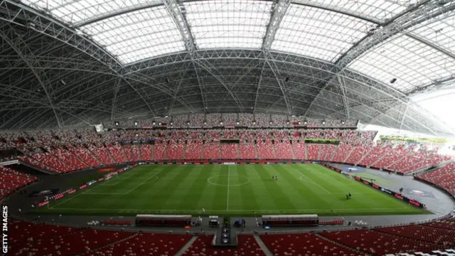 Le stade national de Singapour