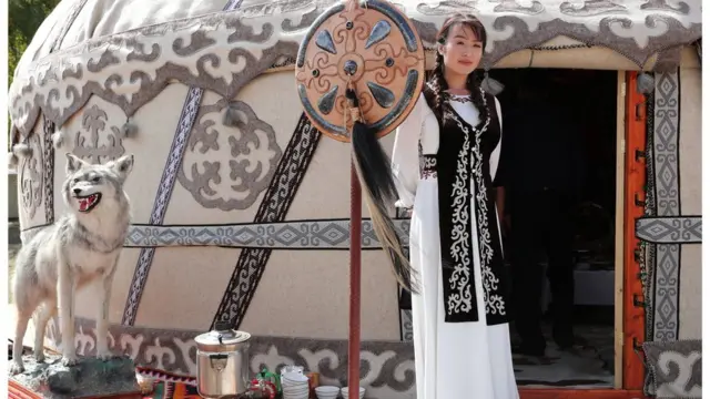 Традиционные дома кочевников принимали гостей