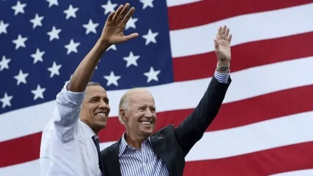 જો બાઈડન અને બરાક ઓબામા