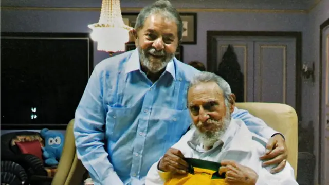 Lula e Fidel Castro