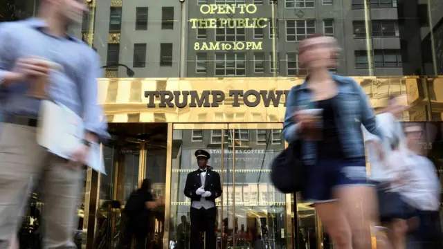 Небоскреб "Трамп-тауэр" в Нью-Йорке