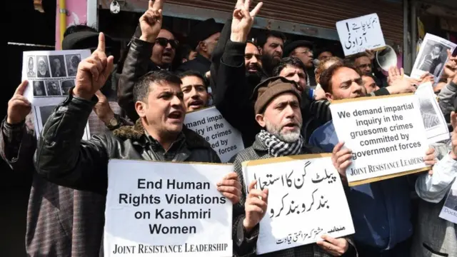 कश्मीर में प्रदर्शन
