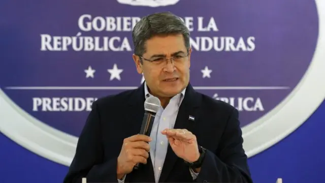 El presidente de Honduras, Juan Orlando Hernández.