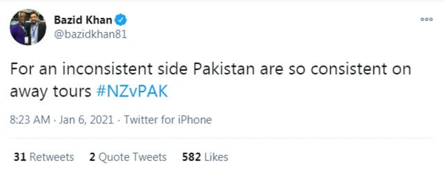 پاکستان، نیوزی لینڈ