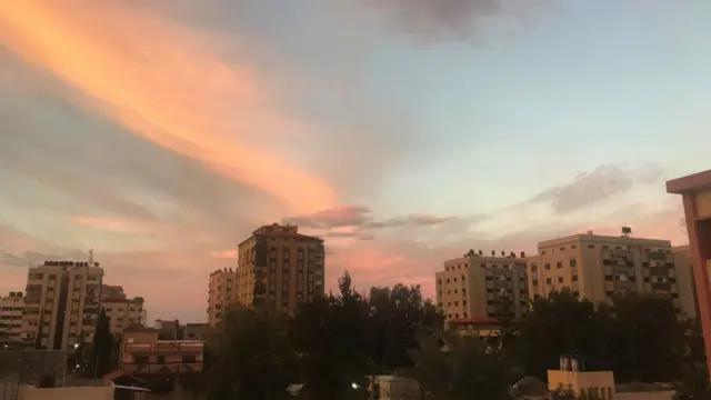 A wide shot of al-Zahra