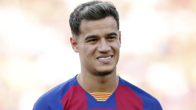 Barcelona midfielder Philippe Coutinho