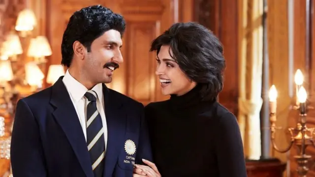 Ranvir Singh and Deepika Padukone in 83
