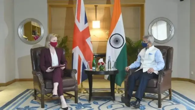 برطانوی وزیرِ خارجہ بھی انڈیا میں ہیں