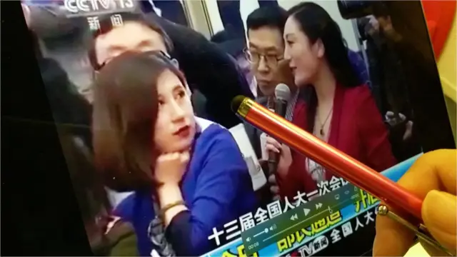 13日,一段中国中央电视台的直播画面在中国社交网络被疯狂转发。
