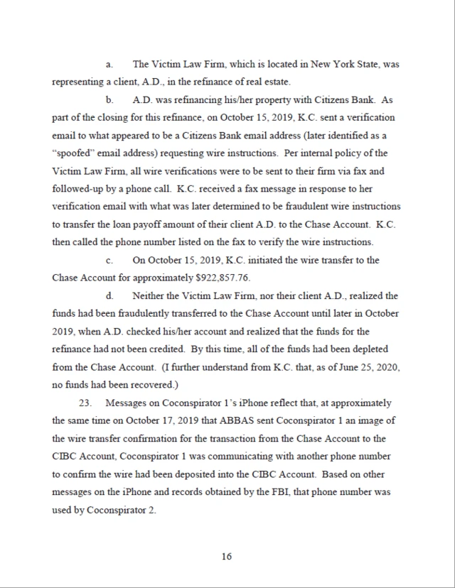 Andrew John Innocenti Affidavit