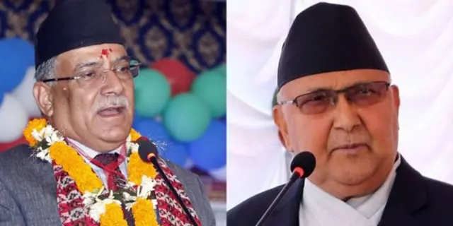 प्रचण्ड र ओली