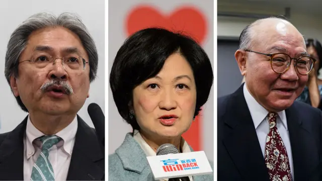 左：曾俊华、中：叶刘淑仪、右：胡国兴