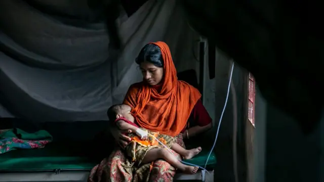 রোহিঙ্গা মা ও শিশু, ১২/০৮/২০২১