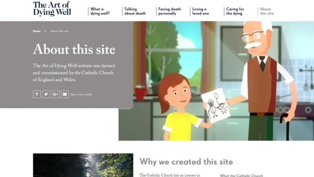 Главная страница сайта The art od dying well