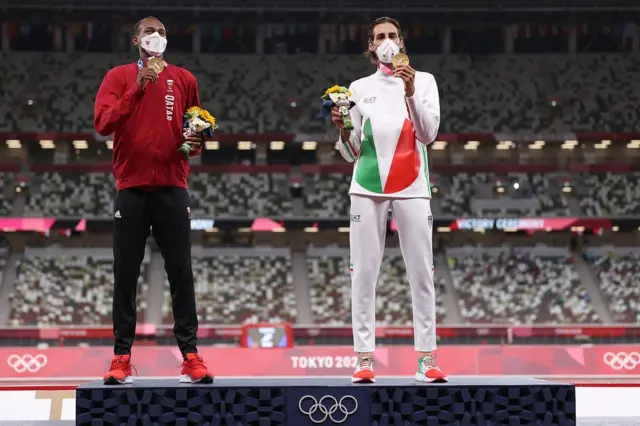 معتز عیسی برشم از قطر و جان‌مارکو تامبری از ایتالیا