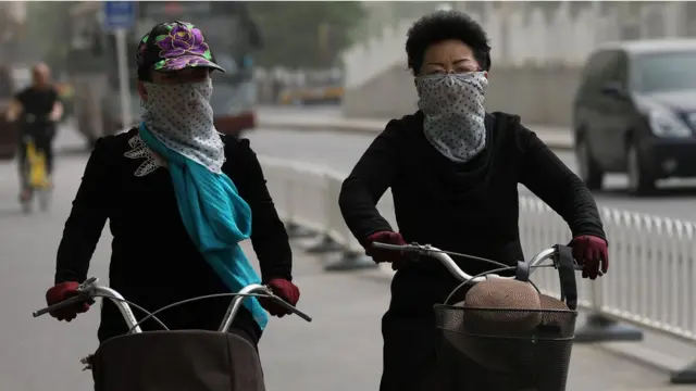 Beijing, Cina, polusi
