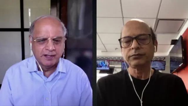 सुरेश वज़ीरानी और बीबीसी संवाददाता ज़ुबैर अहमद