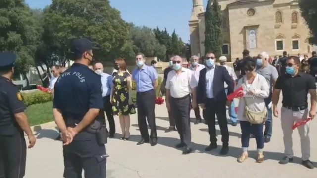 Müxalifətin Türk Şəhidliyinə ziyarəti