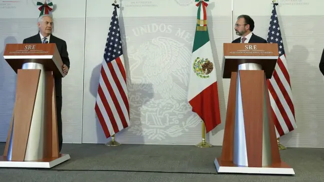 Rex Tillerson y Luis Videgaray.