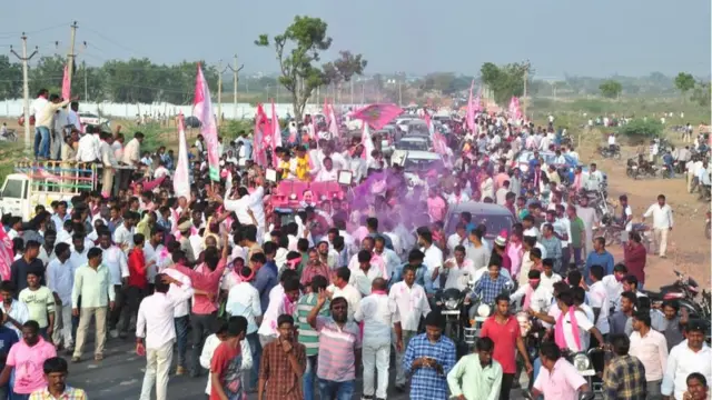 వనపర్తిలో సింగిరెడ్డి నిరంజన్ రెడ్డి విజయంతో సంబరం
