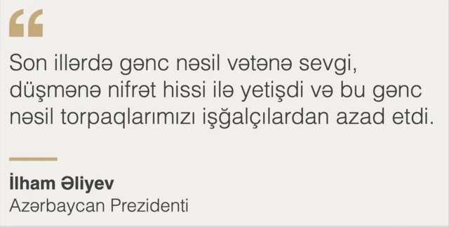 İlham Əliyev, nifrət barədə