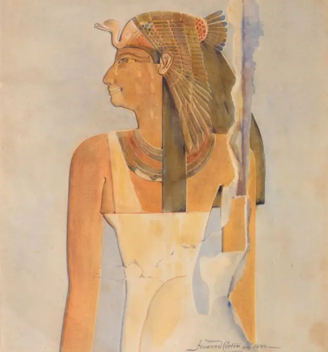 Une des aquarelles de Carter