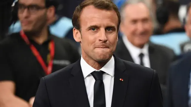 फ़्रांस के राष्ट्रपति इमैनुएल मैक्रों