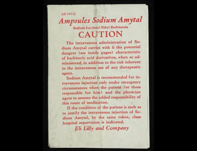 Guía de uso para el amital de sodio