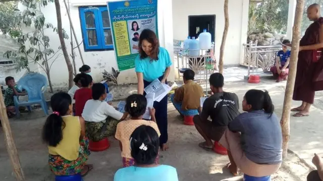 ဘုန်းကြီးကျောင်းတွေမှာနေထိုင်သူစစ်ဘေးရှောင်တွေ