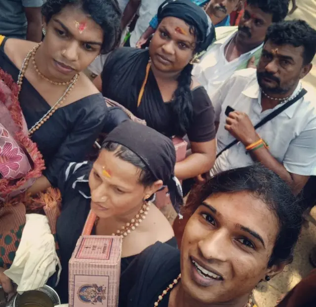 இடதிலிருந்து வலம் - அவந்திகா, ரெஞ்சிமோல், திருப்தி மற்றும் அனன்யா