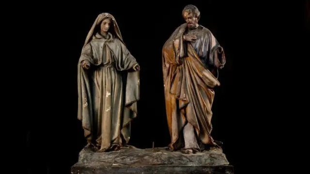 Une statue récupérée dans les locaux de la police